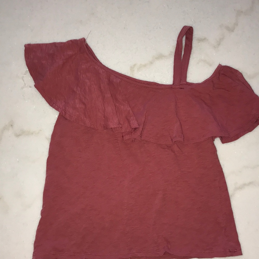One shoulder altard state top
